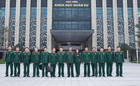 Học viện Khoa học Quân sự công bố phương án tuyển sinh đại học chính quy năm 2024