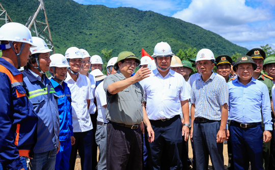 Dồn toàn lực trên công trường Dự án đường dây 500kV mạch 3 (Quảng Trạch - Phố Nối)