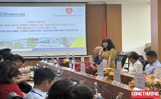 VALOMA làm việc với Trường Đại học Công Thương TP.HCM về đào tạo nhân lực logistics