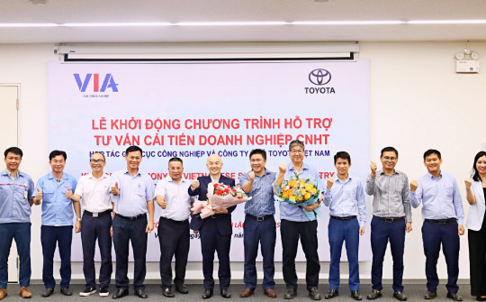 Cục Công nghiệp và Toyota Việt Nam hỗ trợ các doanh nghiệp công nghiệp hỗ trợ