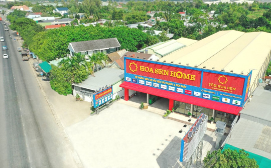 Tập đoàn Hoa Sen (HSG) tìm kiếm 300 - 500 mặt bằng để mở rộng chuỗi Hoa Sen Home tại loạt địa phương