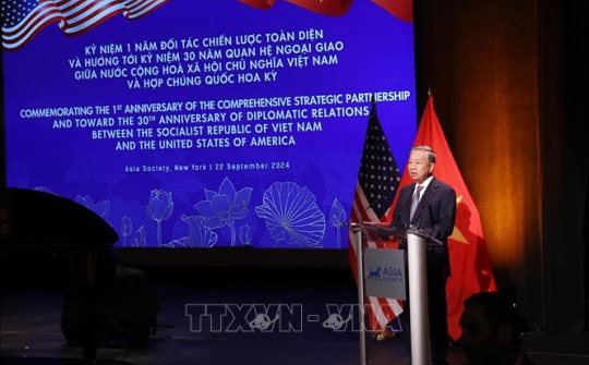 Tổng Bí thư, Chủ tịch nước Tô Lâm: Tiếp tục đưa quan hệ Việt Nam - Hoa Kỳ ngày càng phát triển ổn định, thực chất