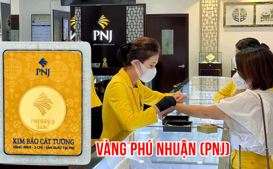 Thị trường vàng sôi động, doanh thu của Vàng Phú Nhuận (PNJ) vượt mốc 1 tỷ USD