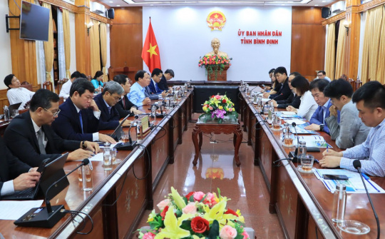 Doanh nghiệp Hàn Quốc muốn đầu tư về lĩnh vực đô thị, công nghiệp ở Bình Định