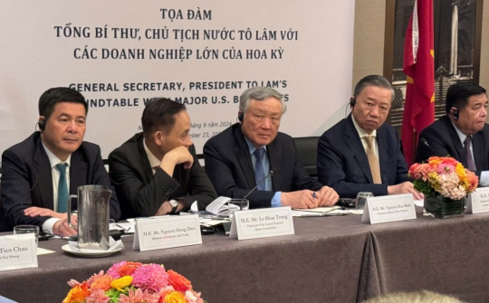 Bộ trưởng Nguyễn Hồng Diên tham gia đoàn công tác của Tổng Bí thư, Chủ tịch nước Tô Lâm tại Hoa Kỳ