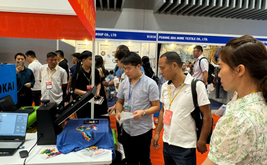 VTG 2024 quy tụ nhiều doanh nghiệp hàng đầu trong lĩnh vực máy móc ngành Dệt may