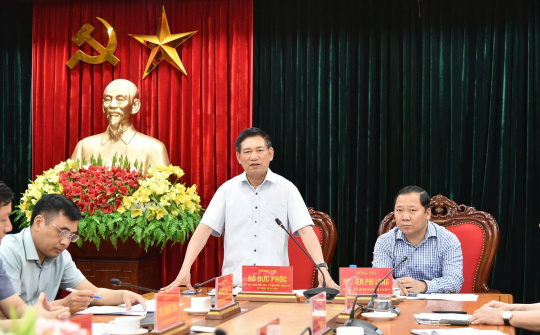 Hòa Bình: Phó Thủ tướng Hồ Đức Phớc làm việc với tỉnh về công tác khắc phục hậu quả bão số 3