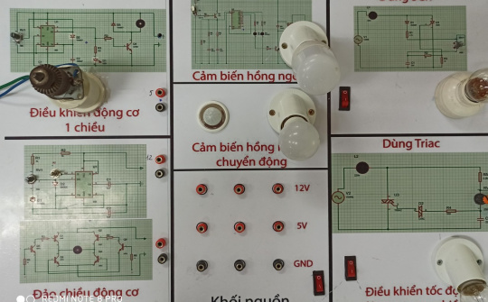 Thiết kế, chế tạo mô hình thực hành mạch điện tử tại Trường Đại học Thái Bình