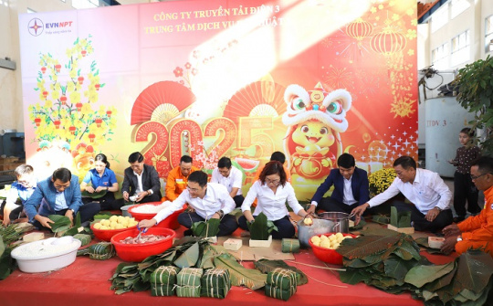 Tết sớm của những người lính truyền tải điện 3