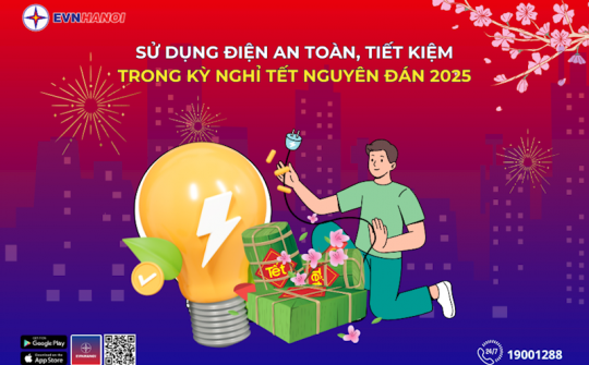 Tăng cường tiết kiệm điện dịp Tết Nguyên đán Ất Tỵ