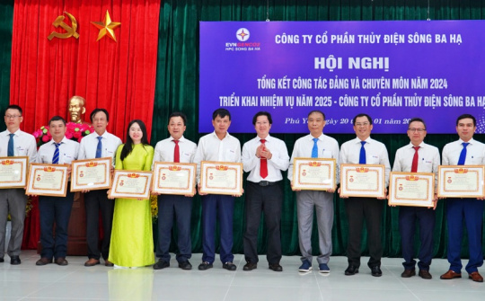 Thủy điện Sông Ba Hạ: Phấn đấu thực hiện thắng lợi kế hoạch năm 2025