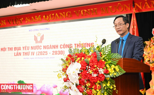 Phát động phong trào thi đua yêu nước ngành Công Thương giai đoạn 2025 - 2030