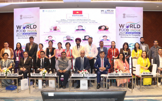 Việt Nam và Ấn Độ thúc đẩy hợp tác phát triển chuỗi cung ứng thực phẩm xanh