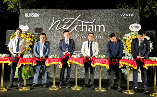 “Nét Chạm Pavilion”: Điểm hẹn của cảm xúc và xu hướng vật liệu hiện đại