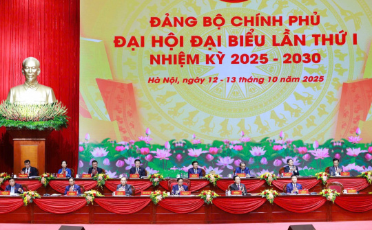 Đại hội Đảng bộ Chính phủ lần thứ I tiến hành phiên trù bị