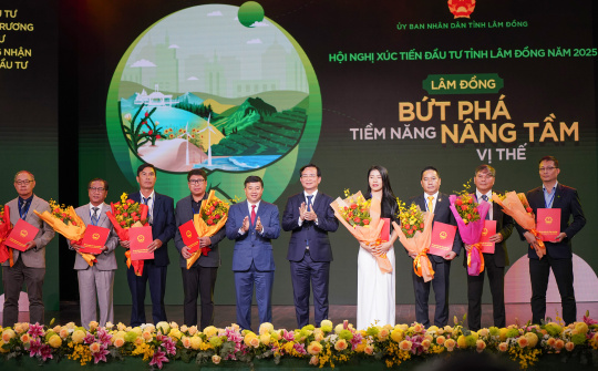 Phó Thủ tướng Thường trực: Lâm Đồng cần phát huy 4 lợi thế lịch sử để thu hút đầu tư