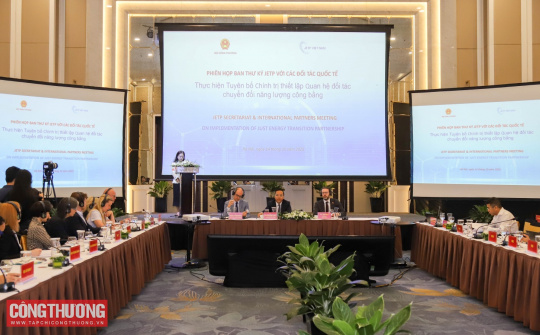 Thúc đẩy triển khai hiệu quả các dự án JETP theo tinh thần Nghị quyết số 70-NQ/TW của Bộ Chính trị