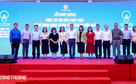 [CHÙM ẢNH] Lễ Phát động Cuộc Thi "Tìm hiểu pháp luật về sử dụng năng lượng tiết kiệm và hiệu quả"
