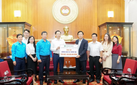 Vinachem chung tay hỗ trợ đồng bào vùng bão lũ