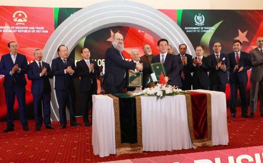 Chính thức ký Tuyên bố chung khởi động đàm phán Thỏa thuận Thương mại ưu đãi Việt Nam - Pakistan