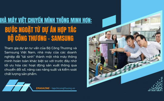 [eMagazine] Nhà máy Việt chuyển mình thông minh hơn: Bước ngoặt từ dự án hợp tác Bộ Công Thương - Samsung