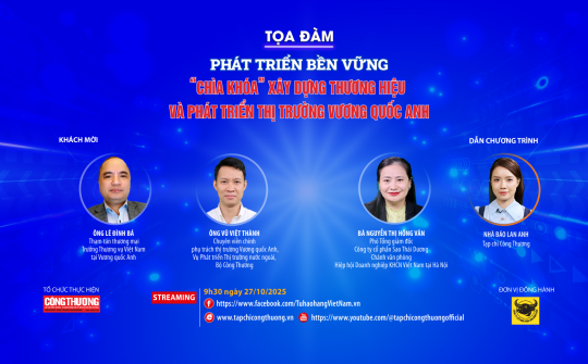 [Tọa đàm trực tuyến] Phát triển bền vững: “Chìa khóa” xây dựng thương hiệu và phát triển thị trường Vương quốc Anh