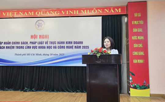 Tăng cường nhận thức thực hành kinh doanh có trách nhiệm trong lĩnh vực khoa học và công nghệ