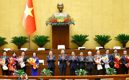 Quốc hội phê chuẩn bà Phạm Thị Thanh Trà và ông Hồ Quốc Dũng làm Phó Thủ tướng Chính phủ