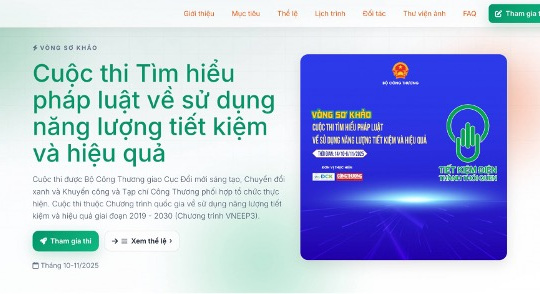 Giới trẻ tìm hiểu pháp luật về tiết kiệm năng lượng: Làn gió mới lan tỏa ý thức xanh