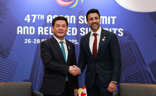 Việt Nam - Canada đặt mục tiêu kim ngạch thương mại hai chiều tăng 1,5 lần trong 3-5 năm tới