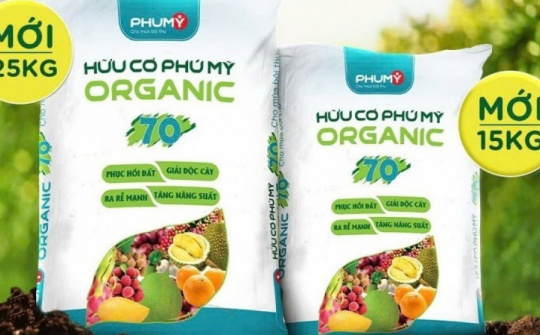 Phú Mỹ ra mắt phân bón hữu cơ thế hệ mới phục hồi đất bạc màu