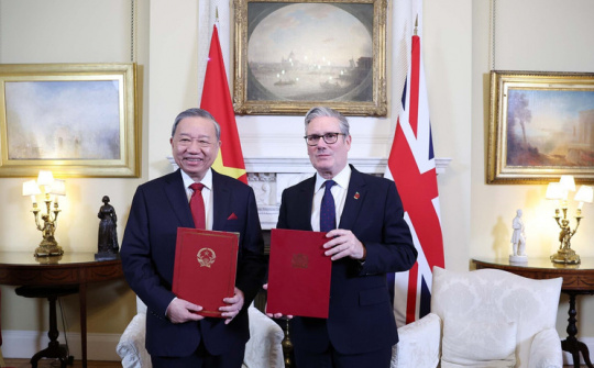 Tuyên bố chung về việc nâng cấp quan hệ Việt Nam - Anh lên Đối tác Chiến lược toàn diện