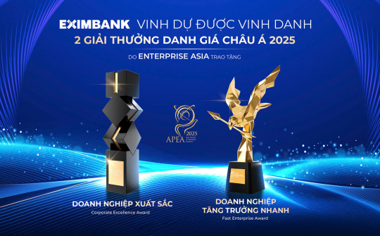 Ngân hàng Eximbank lãi 2.049 tỷ đồng sau 9 tháng đầu năm 2025