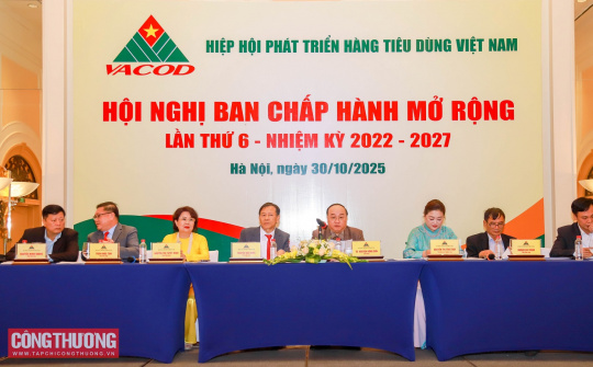 Hiệp hội Phát triển Hàng tiêu dùng Việt Nam tổ chức Hội nghị Ban chấp hành mở rộng lần thứ 6