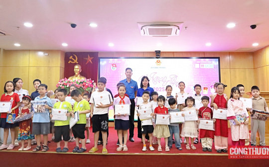 Đoàn Thanh niên Bộ Công Thương mang "Tết Trung thu" đến với thiếu nhi