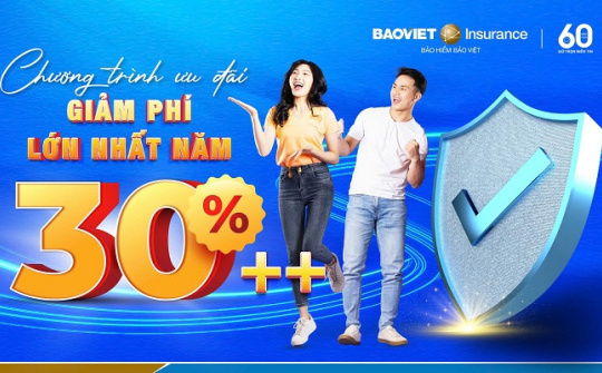 Bảo hiểm Bảo Việt triển khai chương trình ưu đãi bảo hiểm lớn nhất năm