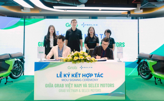 Grab Việt Nam và Selex Motors ký thỏa thuận hợp tác toàn diện, thúc đẩy chuyển đổi xe điện cho tài xế GrabBike