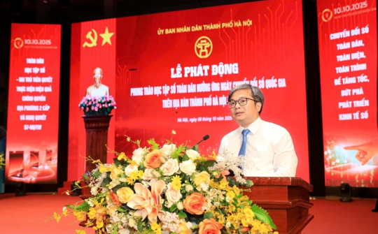 Hà Nội phát động phong trào “Học tập số toàn dân”