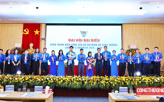 Đại hội Đoàn Thanh niên Bộ Công Thương khóa V: Đoàn kết, tiên phong, bản lĩnh, sáng tạo, góp phần xây dựng ngành Công Thương phát triển bền vững
