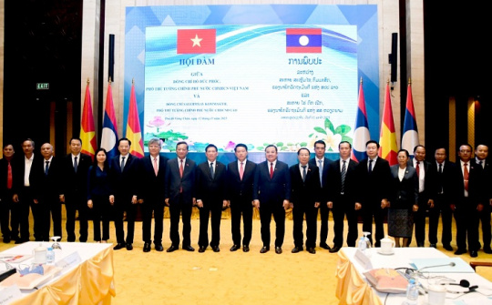 Vinachem tháp tùng Phó Thủ tướng Hồ Đức Phớc làm việc tại Lào: thúc đẩy triển khai dự án muối mỏ kali