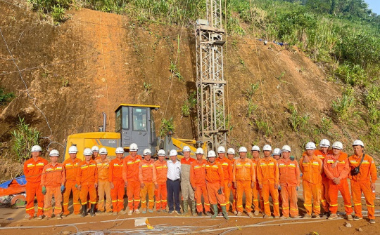 PTC3 khôi phục đường dây 110kV cung cấp điện cho xã Nam Trà My và khu vực lân cận