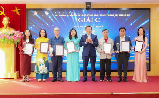 Tạp chí Công Thương đạt giải thưởng báo chí tuyên truyền về sử dụng năng lượng tiết kiệm và hiệu quả năm 2025