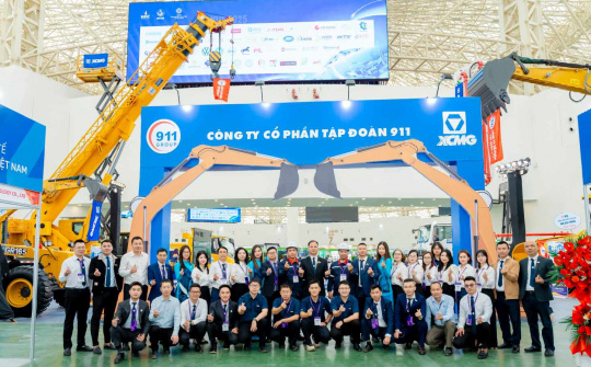 911 Group tham gia Triển lãm quốc tế về công nghệ Đường sắt và Máy công trình