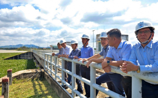 Đoàn công tác EVNGENCO2 kiểm tra và làm việc tại Công ty Thủy điện An Khê – Ka Nak