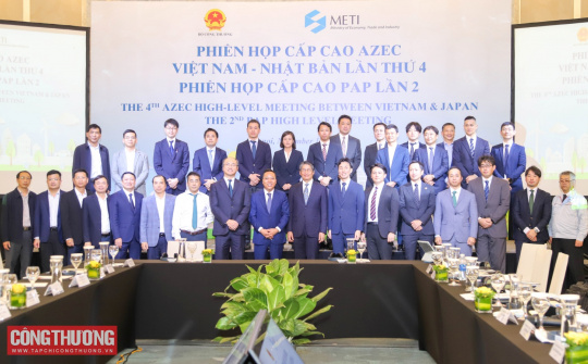 Việt Nam - Nhật Bản đẩy nhanh tiến độ thực hiện các dự án theo Sáng kiến AZEC