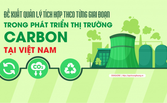 Đề xuất quản lý tích hợp theo từng giai đoạn trong phát triển thị trường carbon tại Việt Nam