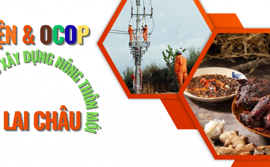 Điện & OCOP: Đòn bẩy cho xây dựng Nông thôn mới ở Lai Châu