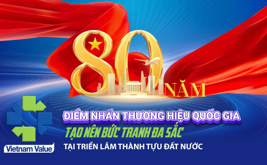 Điểm nhấn Thương hiệu quốc gia Việt Nam tạo nên bức tranh đa sắc tại Triển lãm Thành tựu Đất nước