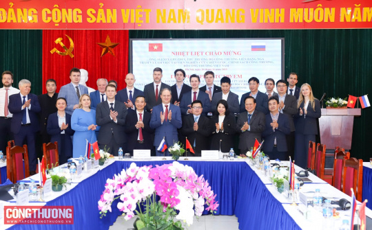 Đẩy mạnh xúc tiến công nghiệp, công nghệ và đổi mới sáng tạo giữa các doanh nghiệp Việt Nam - Nga