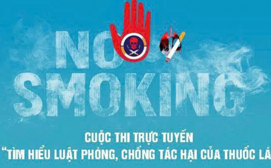 Phát động Cuộc thi trực tuyến “Tìm hiểu Luật Phòng, chống tác hại của thuốc lá”